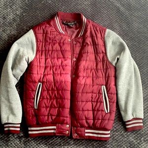 Maroon Vasity Jacket
